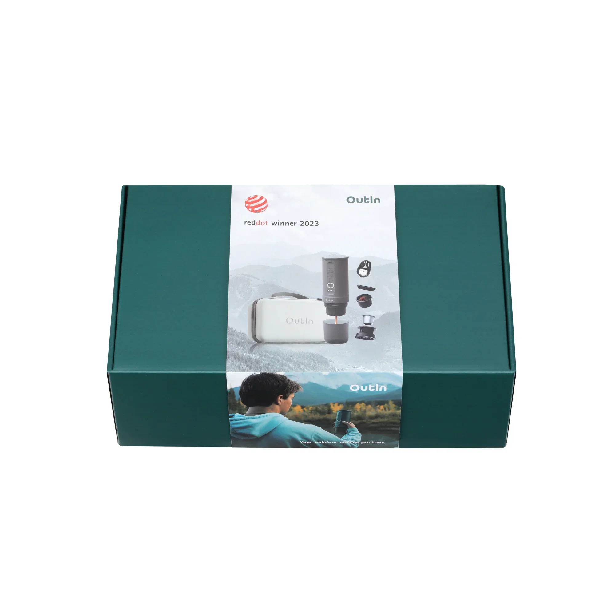 Traveler Espresso Gift Set (Forest Green) - Image 4