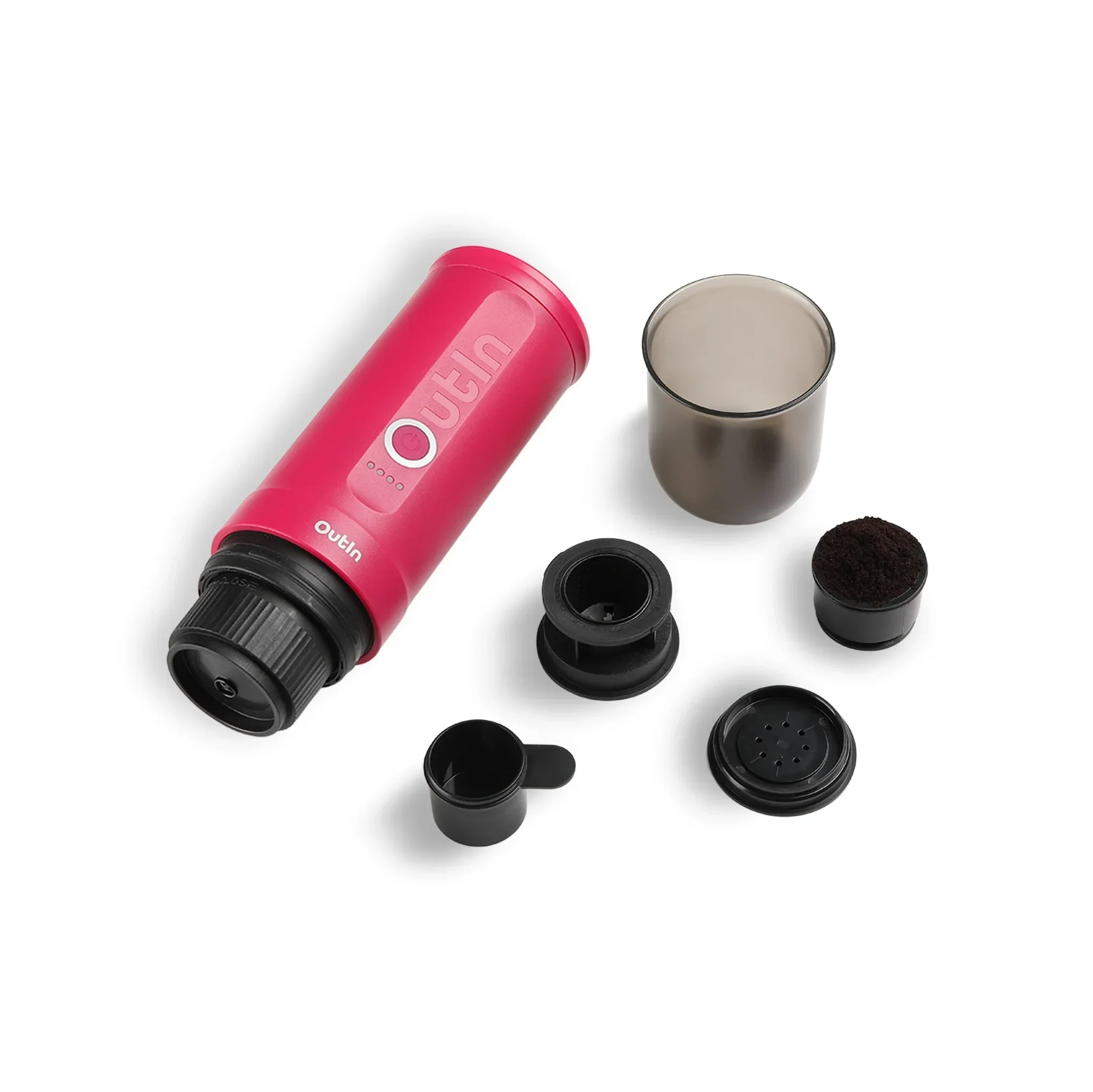 Nano Portable Espresso Machine (Fuchsia Pink) - Image 3