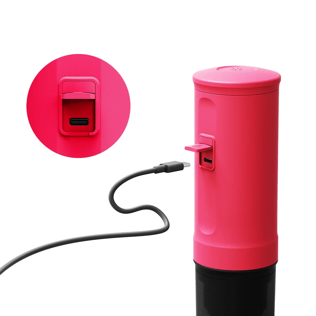 Nano Portable Espresso Machine (Fuchsia Pink) - Image 4