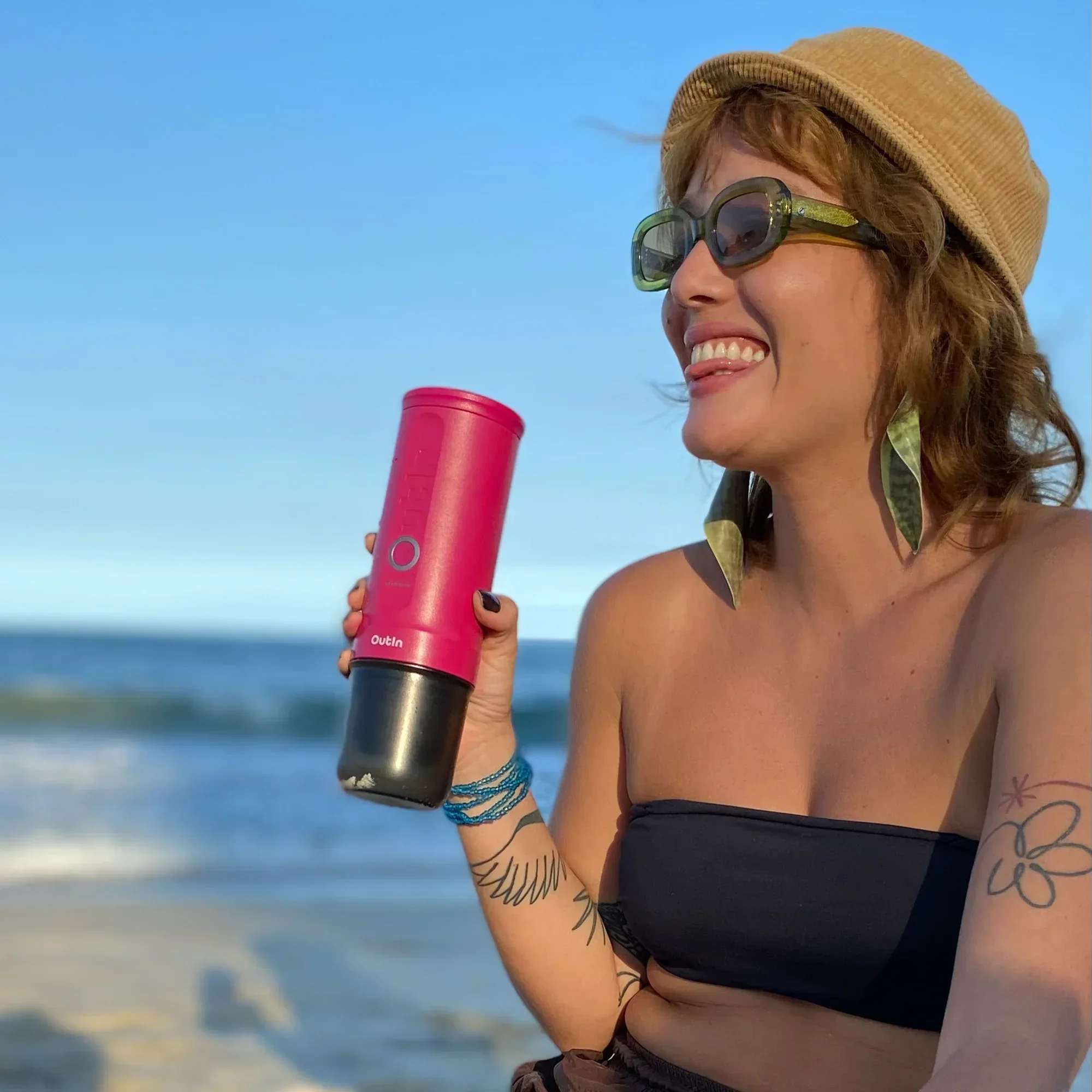 Nano Portable Espresso Machine (Fuchsia Pink) - Image 9
