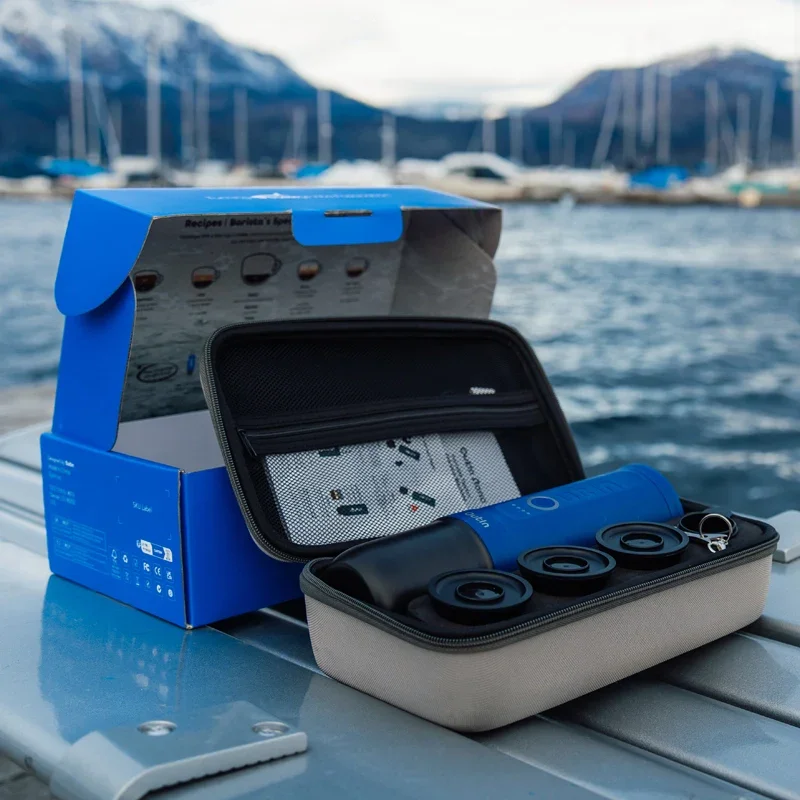 Nano Portable Espresso Machine Set (Ocean Blue) - Image 4