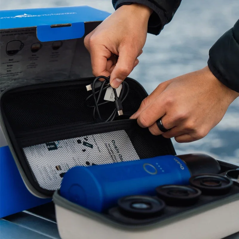 Nano Portable Espresso Machine Set (Ocean Blue) - Image 5