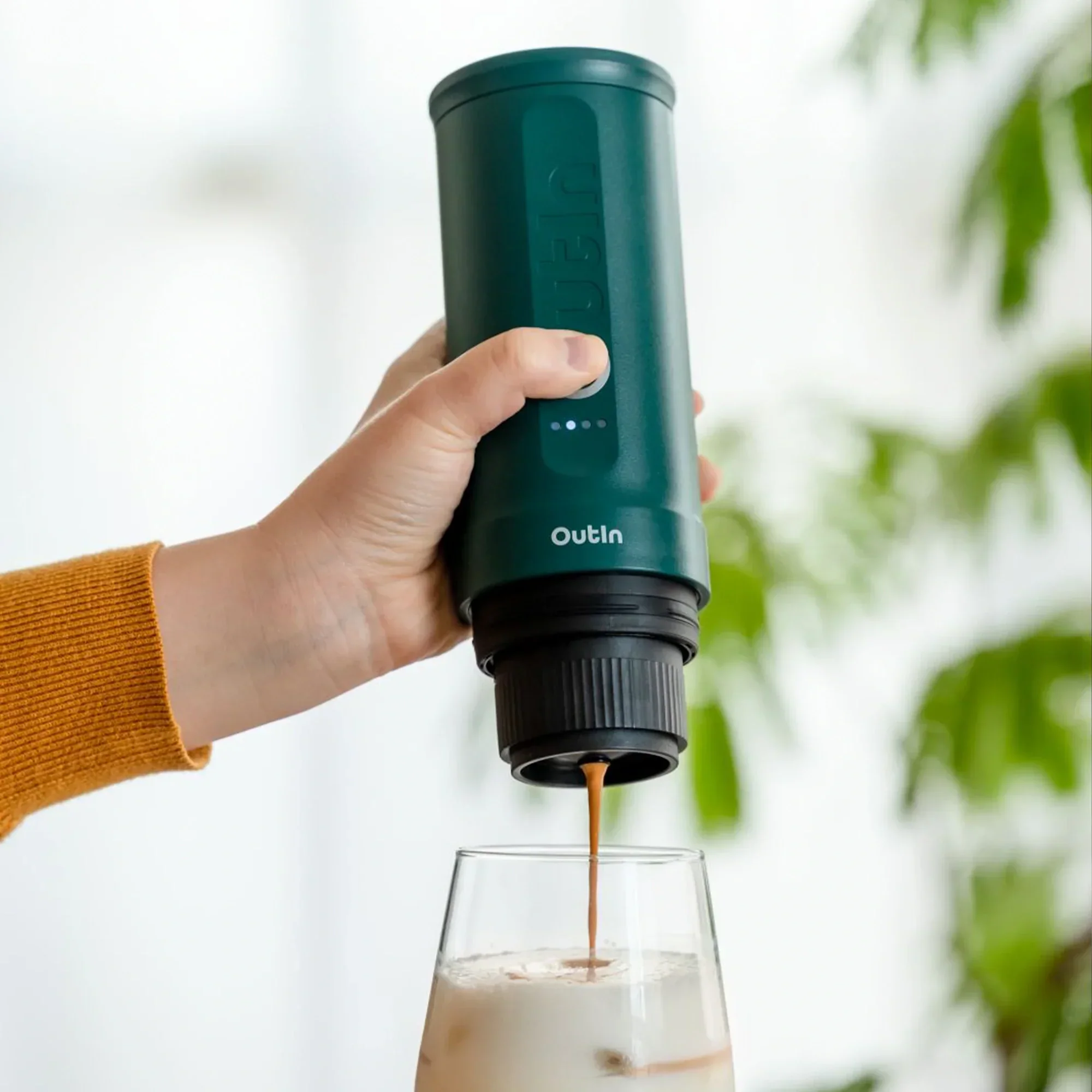 Nano Portable Espresso Machine (OutIn Teal) - Image 8