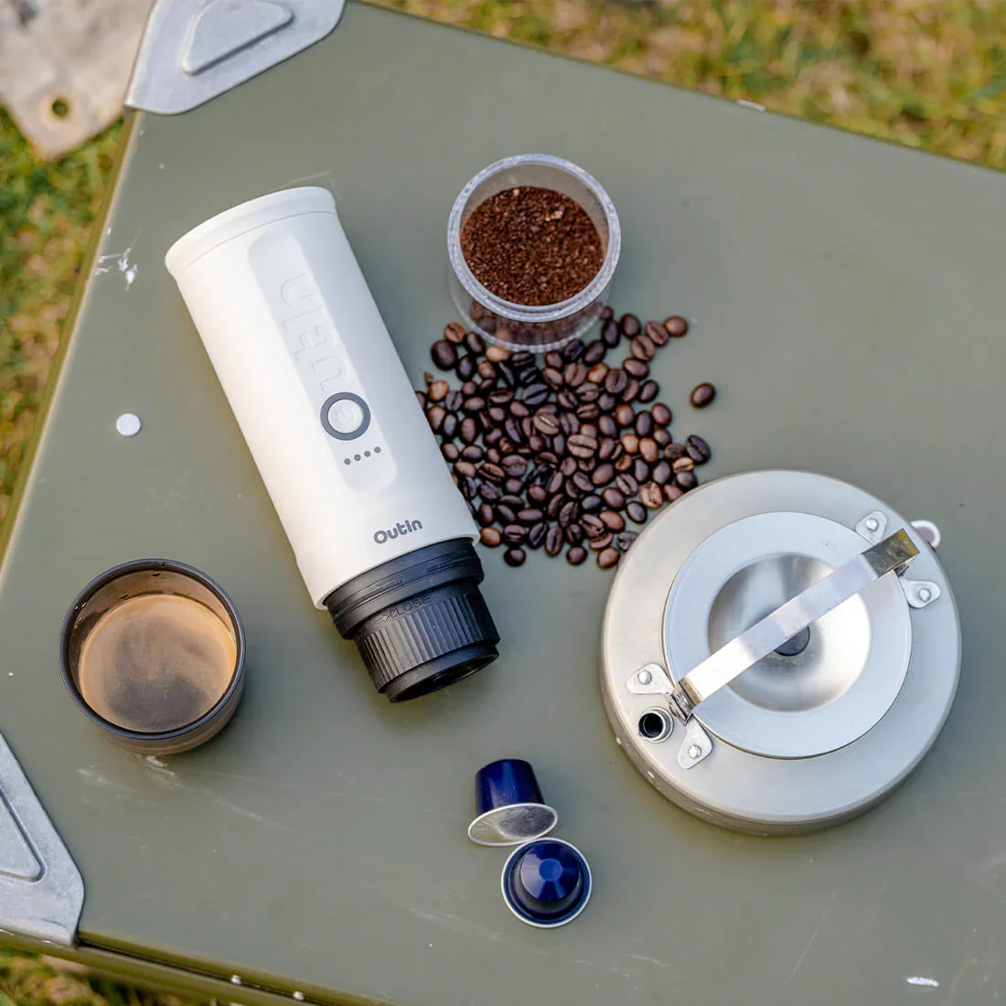 Nano Portable Espresso Machine (Pearl White) - Image 6