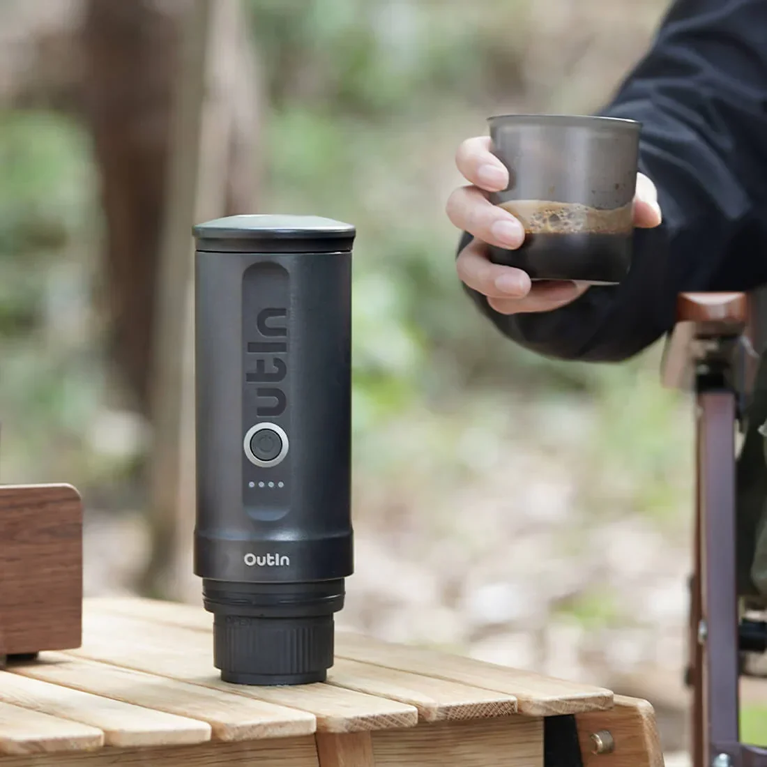 Nano Portable Espresso Machine (Space Grey) - Image 6